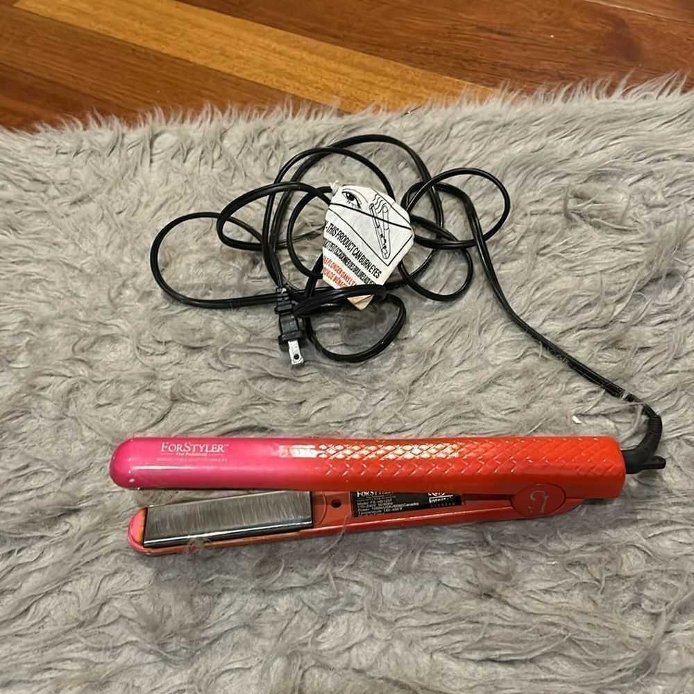 For styler women’s pink and orange ombré flat iron
